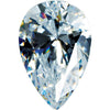 Pear Cut Cubic Zirconia Loose Stones 5A Quality