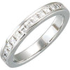 Cubic Zirconia Anniversary Ring Band, Style 121-593 (1.02 TCW Princess Channel)