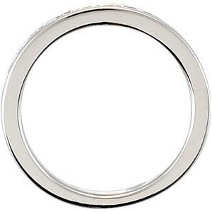 Cubic Zirconia Anniversary Ring Band, Style 121-593 (1.02 TCW Princess Channel)