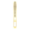 Cubic Zirconia Anniversary Ring Band, Style 03-86 (0.15 TCW Round Prong)