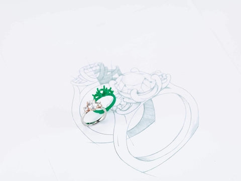 Custom-made "Design Your Own" and Replica Cubic Zirconia Rings and Engagement Rings