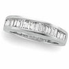 A Cubic Zirconia Anniversary Ring Band, Style 05-06 (1.50 TCW Baguette Channel)