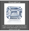 A CZ Wedding Set, Style 03-98 feat The Pamela engagement ring (Customizable with Round Bar Setting)