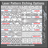 Laser Pattern Etching For Wedding Bands and Rings