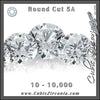 Wholesale 5A White/Clear Round Cut Melee/Accent Stones (Boutique Packages 10-10,000 units)