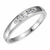 Cubic Zirconia Anniversary Ring Band, Style 120-22 (0.15 TCW Round Channel)