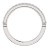 Cubic Zirconia Anniversary Ring Band, Style 04-46 (0.25 TCW Round Pave)