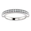 Cubic Zirconia Anniversary Ring Band, Style 04-46 (0.25 TCW Round Pave)