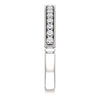 Cubic Zirconia Anniversary Ring Band, Style 04-46 (0.25 TCW Round Pave)