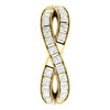 Cubic Zirconia Anniversary Ring Band, Style 05-39 (Inifinity Inspired Round or Square Eternity Band)