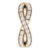 Cubic Zirconia Anniversary Ring Band, Style 05-39 (Inifinity Inspired Round or Square Eternity Band)