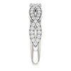 Cubic Zirconia Anniversary Ring Band, Style 04-00 (0.56 TCW Infinity Pave)