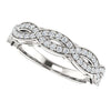 Cubic Zirconia Anniversary Ring Band, Style 04-00 (0.56 TCW Infinity Pave)