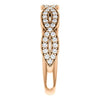 Cubic Zirconia Anniversary Ring Band, Style 04-00 (0.56 TCW Infinity Pave)