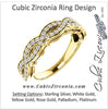 Cubic Zirconia Anniversary Ring Band, Style 04-00 (0.56 TCW Infinity Pave)