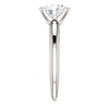 *Clearance* Cubic Zirconia Engagement Ring- The Kathleen (2.50 Carat Oval Cut Solitaire in Sterling Silver)