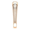 CZ Wedding Set, featuring The Scarlett engagement ring (Cushion Cut with Prong-Accented Bar Basket and Split Pavé Band)