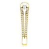 CZ Wedding Set, featuring The Scarlett engagement ring (Cushion Cut with Prong-Accented Bar Basket and Split Pavé Band)