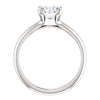 *Clearance* Cubic Zirconia Engagement Ring- The Kathleen (2.50 Carat Oval Cut Solitaire in Sterling Silver)