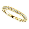 Cubic Zirconia Anniversary Ring Band, Style 12-461 (0.25 TCW Round Prong)