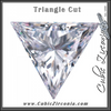 Triangle Cut Cubic Zirconia Loose Stones 5A Quality