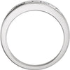 Cubic Zirconia Anniversary Ring Band, Style 12-658 (0.80 TCW Princess Channel)