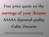 Custom-made "Design Your Own" and Replica Cubic Zirconia Earrings