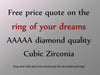 Custom-made "Design Your Own" and Replica Cubic Zirconia Rings and Engagement Rings