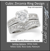 Cubic Zirconia Anniversary Ring Band, Style 05-07 (1.50 TCW V-Shaped Baguette Channel)